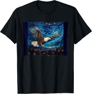 American Bald Eagle T-Shirt - T-Shirt | Black