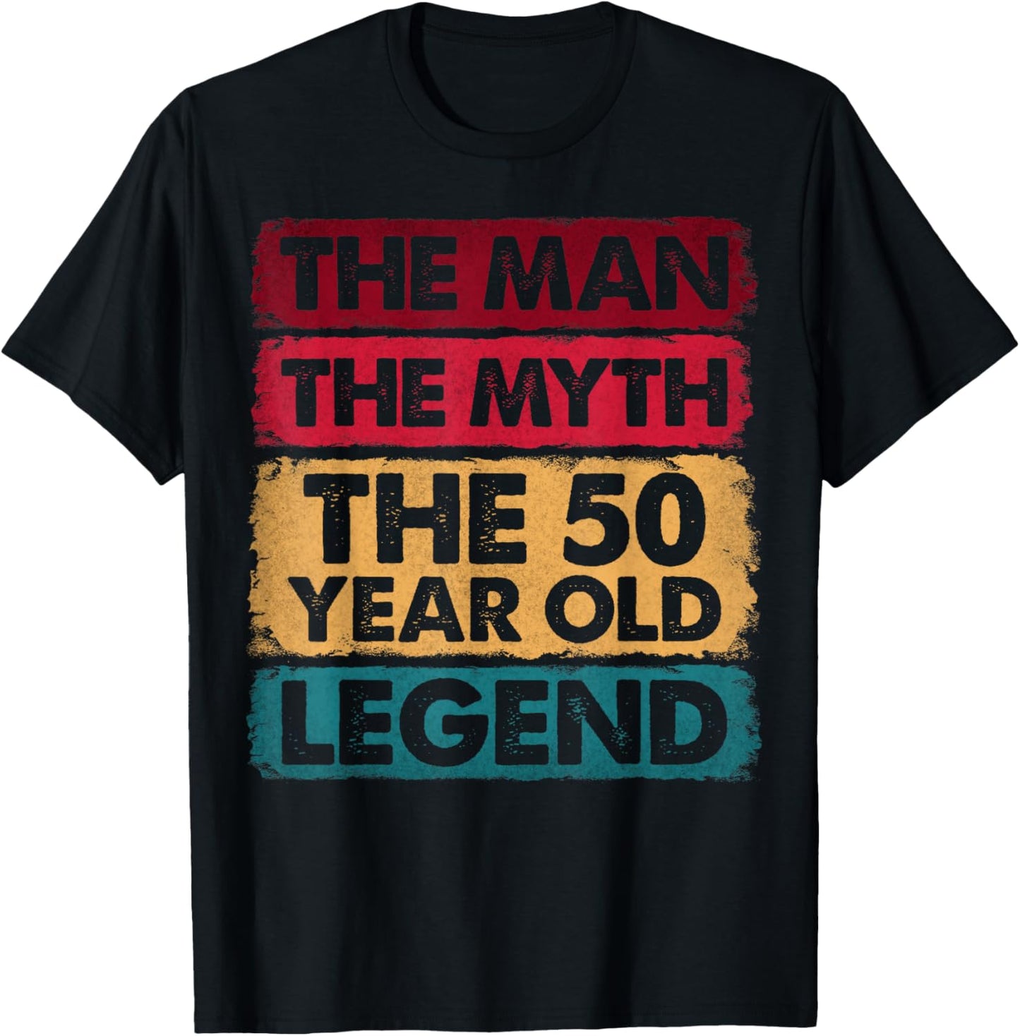 50th Birthday 50 Year Old Gifts Legend Limited Edition T-Shirt - T-Shirt | Black