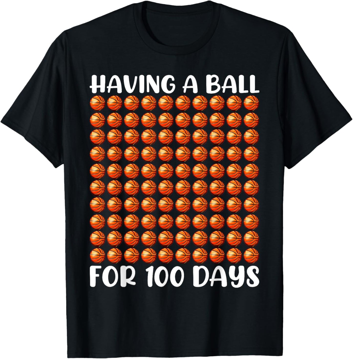100 Days Of School Basketball 100th Day 100 Days Smarter Boy T-Shirt - T-Shirt | Black