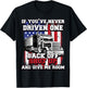 If You Never Driven One Big-Rig Trucker Fathers Day Usa Flag Men T-Shirt - T-Shirt | Black