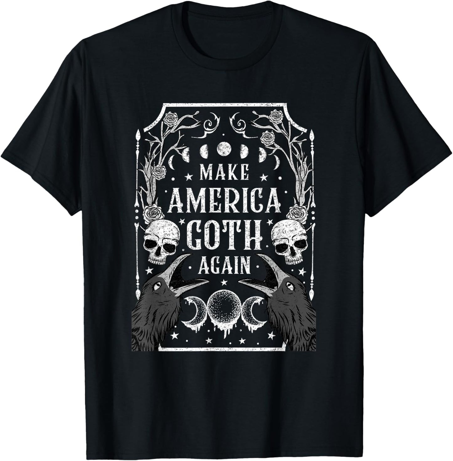 Make America Goth Again Gothic Witchcraft T-Shirt - T-Shirt | Black