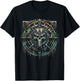Cyber Grunge Mechanical Vault Cyberpunk Skull Music Graphic T-Shirt - T-Shirt | Black