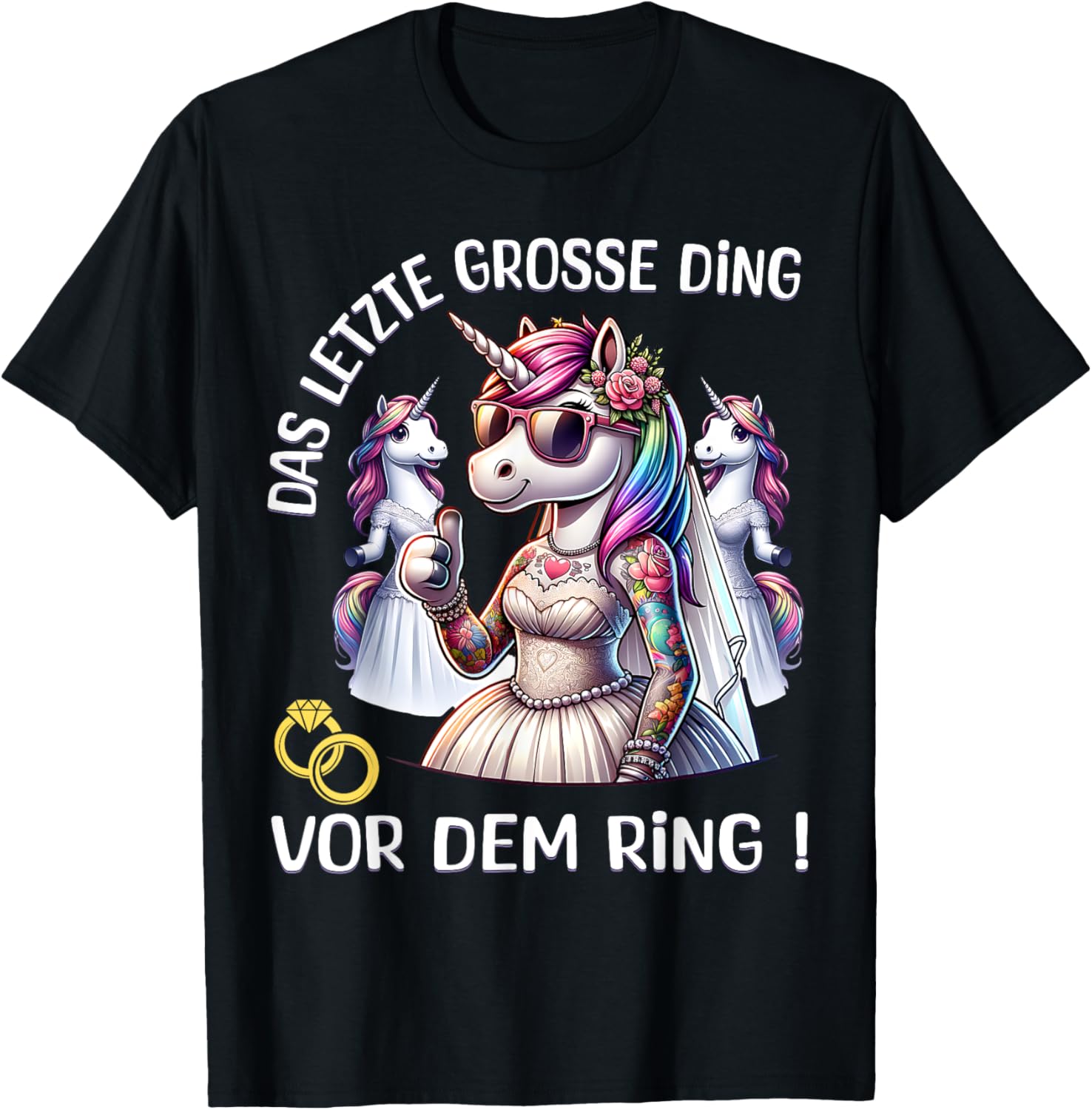 JGA Team Braut Junggesellinnenabschied Poltern Frauen T-Shirt - T-Shirt | Black