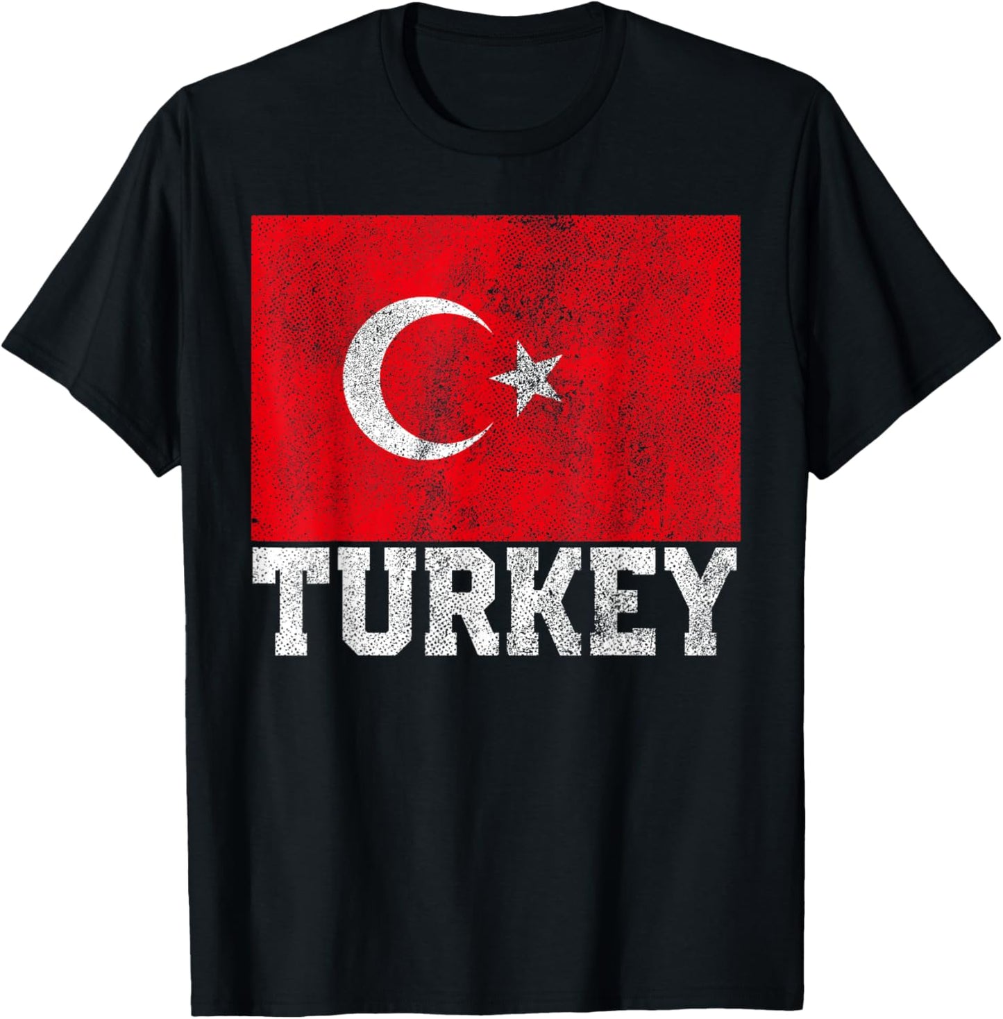 Turkey Flag National Pride Roots Country Matching Family T-Shirt - T-Shirt | Black