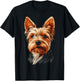 Silky Terrier Dog Motif Pet Illustration Silky Terrier Men Women Kids T-Shirt - T-Shirt | Black
