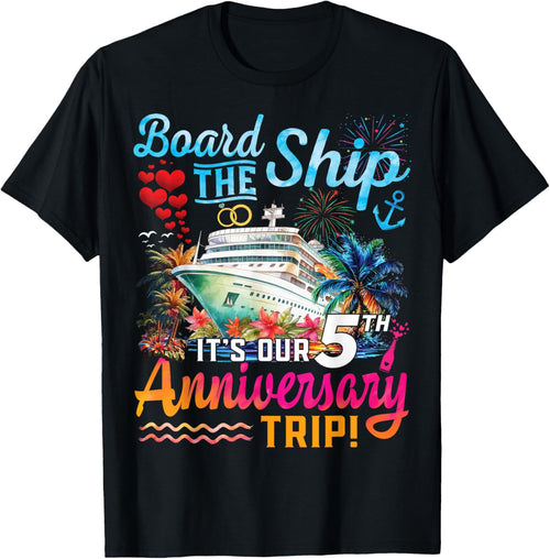 Husband Wife 5th Marriage Anniversary Cruise Ship Vacation