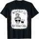 Mentally Ill but Totally Chill Halloween Costume Skeleton T-Shirt - T-Shirt | Black