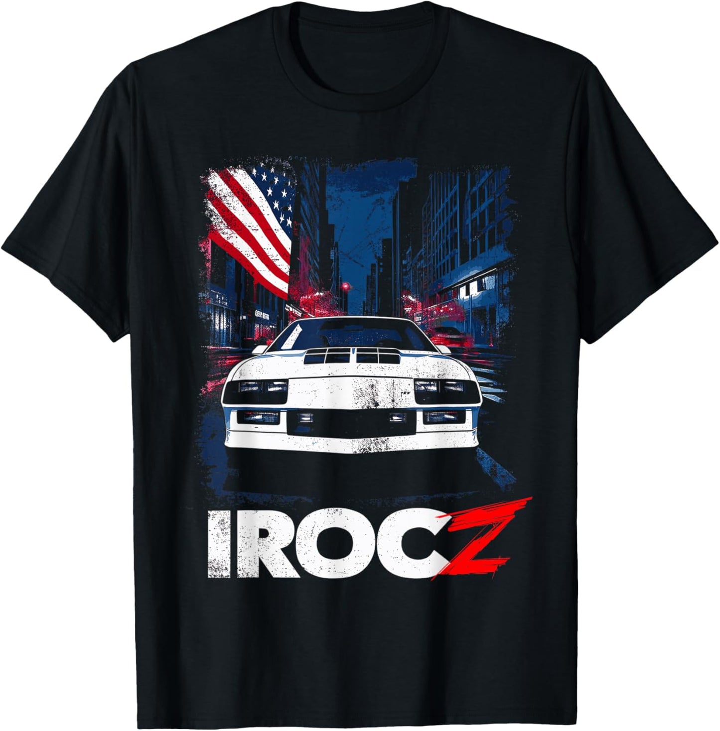1980's IROC, IROC-Z Muscle Car American Muscle Retro classic T-Shirt - T-Shirt | Black