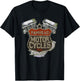 1964 Panhead Motorcycle Vintage Distressed Biker Chopper Rat T-Shirt - T-Shirt | Black