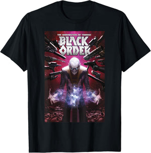 Marvel Comixology Black Order Ebony Maw Comic Book Cover T-Shirt - T-Shirt | Black