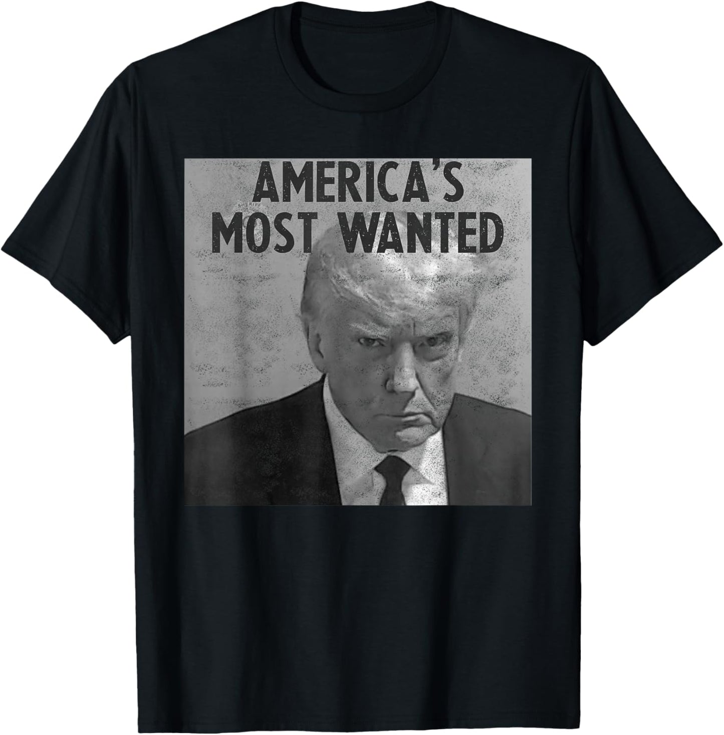 Thug Gangster Most Wanted - Trump Mugshot T-Shirt - T-Shirt | Black