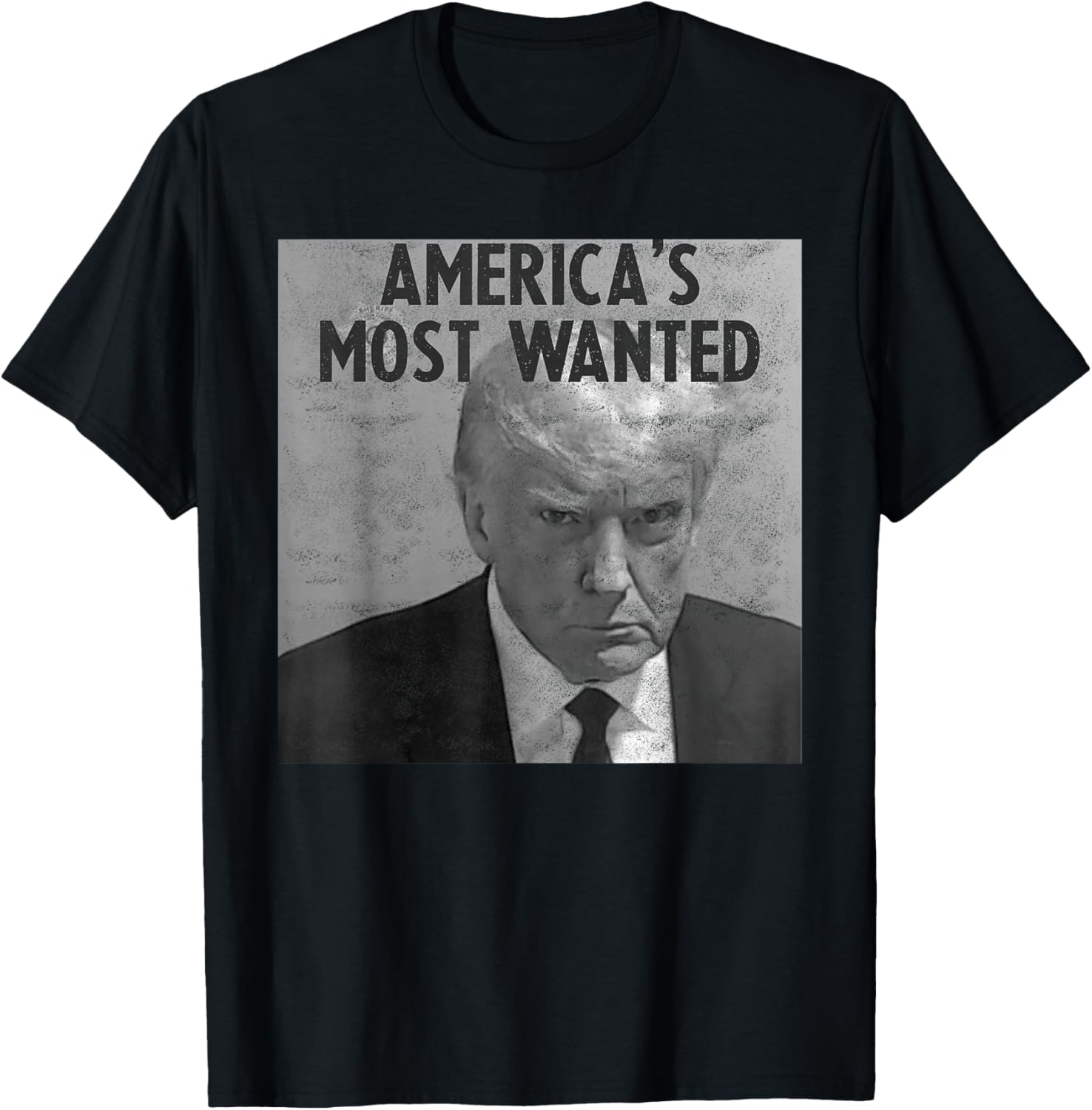 Thug Gangster Most Wanted - Trump Mugshot T-Shirt - T-Shirt | Black