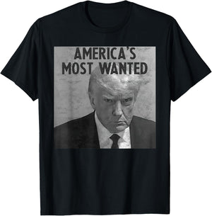 Thug Gangster Most Wanted - Trump Mugshot T-Shirt - T-Shirt | Black