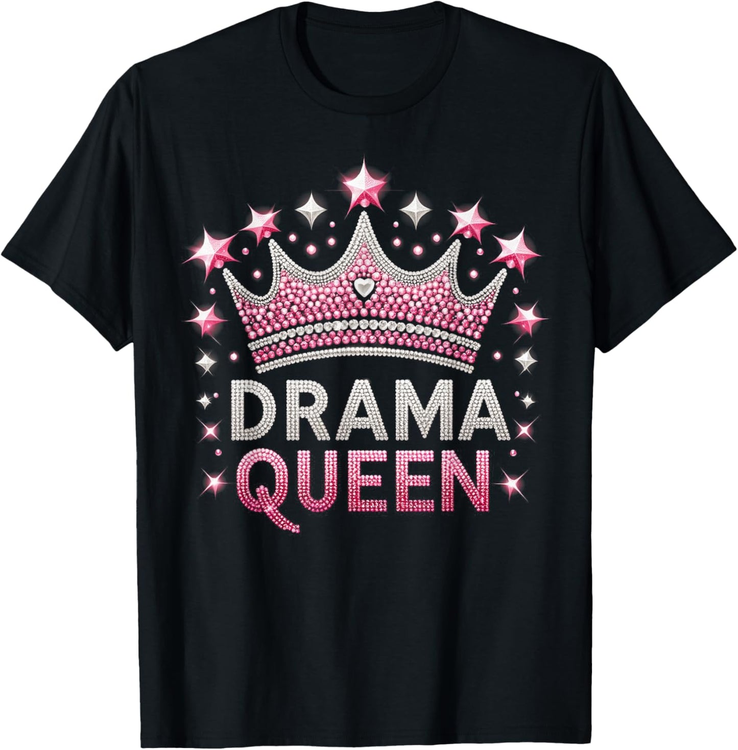 Drama Queen Funny Theatre Actress Thespian Gift T-Shirt - T-Shirt | Black