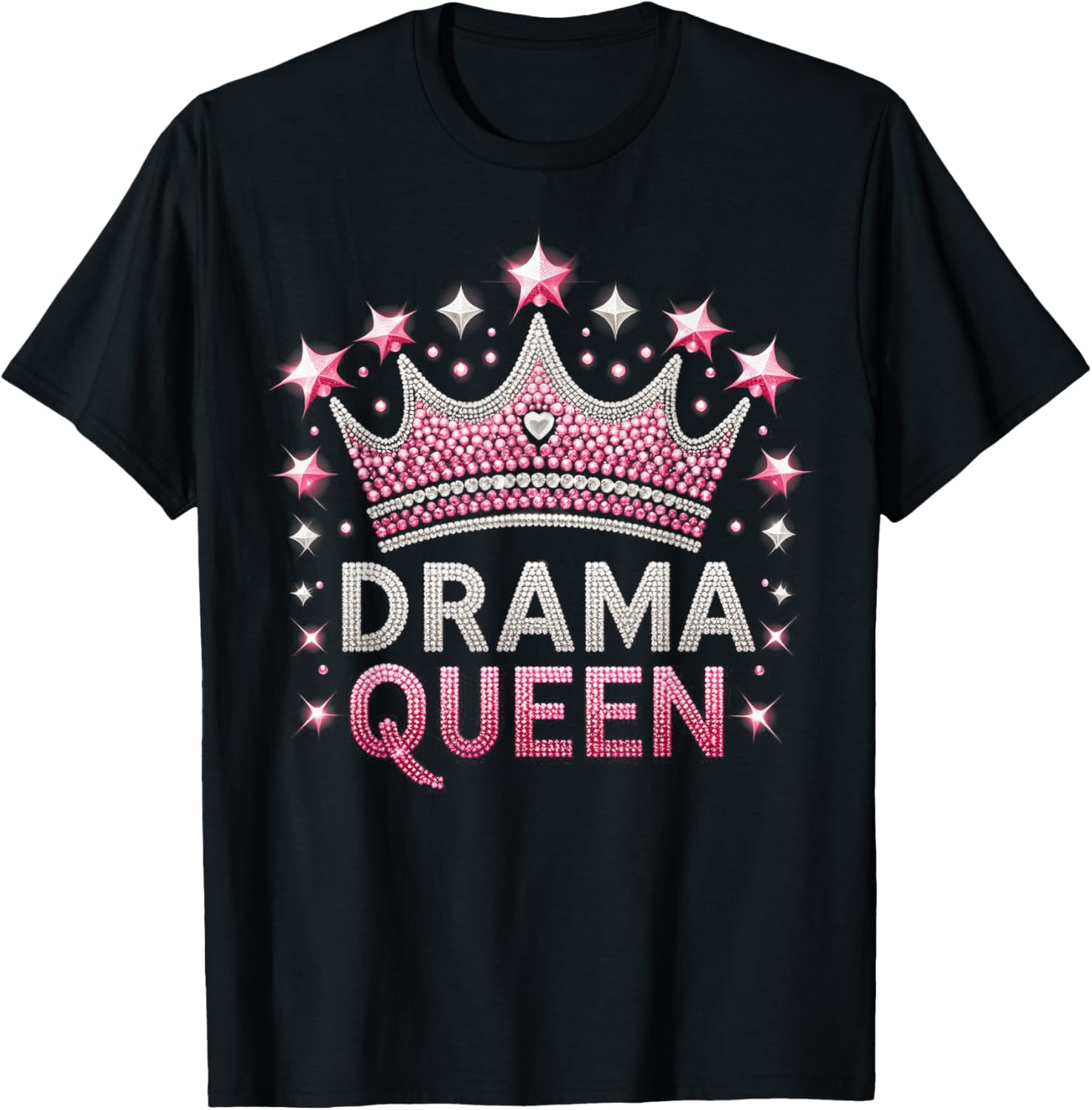 Drama Queen Funny Theatre Actress Thespian Gift T-Shirt - T-Shirt | Black
