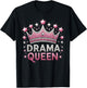 Drama Queen Funny Theatre Actress Thespian Gift T-Shirt - T-Shirt | Black