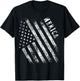 Merica Patriot American Flag USA 4th Of July Gifts Shirt T-Shirt - T-Shirt | Black