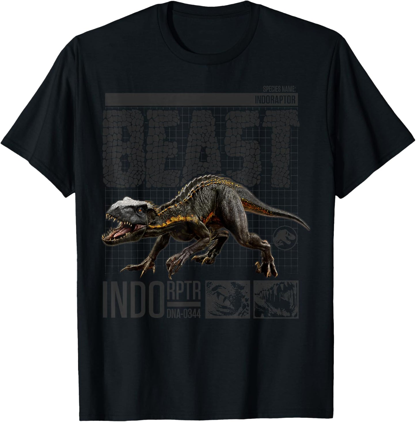 Jurassic World: Fallen Kingdom Indoraptor Beast T-Shirt - T-Shirt | Black