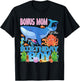 Bonus Mom of The Birthday Boy Aquarium Sea Animals Matching T-Shirt - T-Shirt | Black