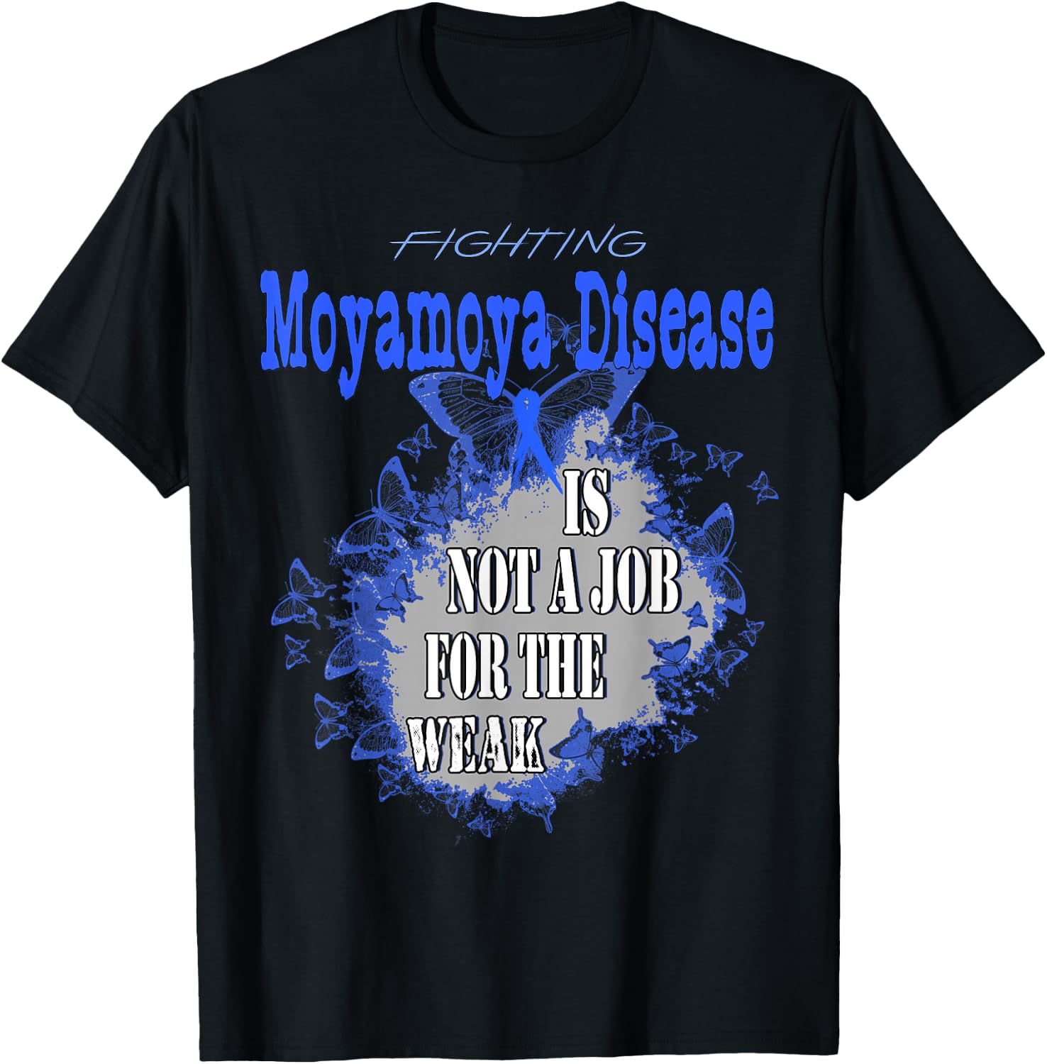 Moyamoya Disease Awareness T-Shirt - T-Shirt | Black