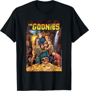 The Goonies Treasure Scene T-Shirt - T-Shirt | Black