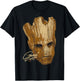 Guardians of The Galaxy - Groot Portrait T-Shirt - T-Shirt | Black