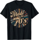 Retro Vintage 70s Party Design Made In The 70's T-Shirt - T-Shirt | Black