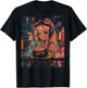 Anime Girl Japan Back Printed Graphic T-Shirt - T-Shirt | Black
