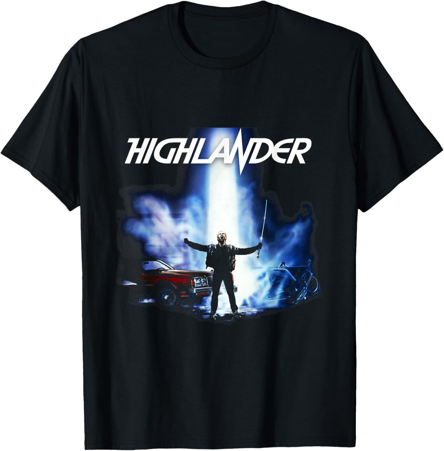 Highlander 1986 Helden des Alltags Vatertag T-Shirt - T-Shirt | Black