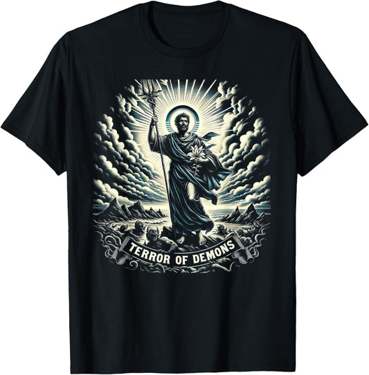 Saint Joseph Catholic Father And Worker T-Shirt - T-Shirt | Black