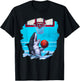 Shark Playing Basketball Funny Sharks Basketball T-Shirt - T-Shirt | Black