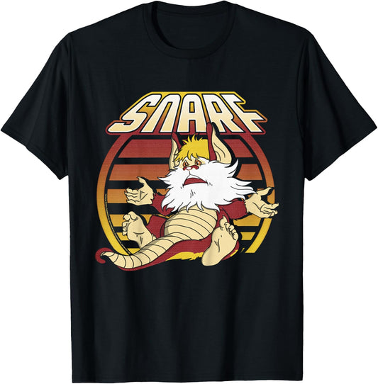 Kids ThunderCats Snarf Retro Sunset Portrait T-Shirt - T-Shirt | Black