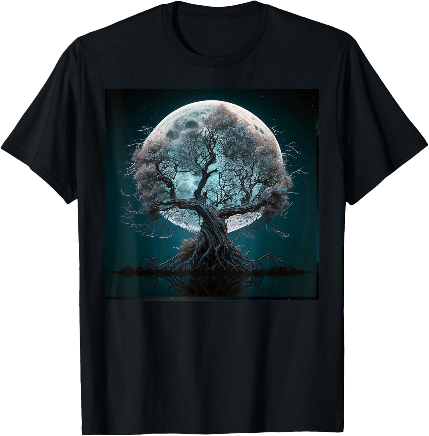Yoga Meditation Celtic Gifts for Spiritual People Tree of Life Symbol Celtic Tree Yggdrasil Adult Black Small T-Shirt - T-Shirt | Black