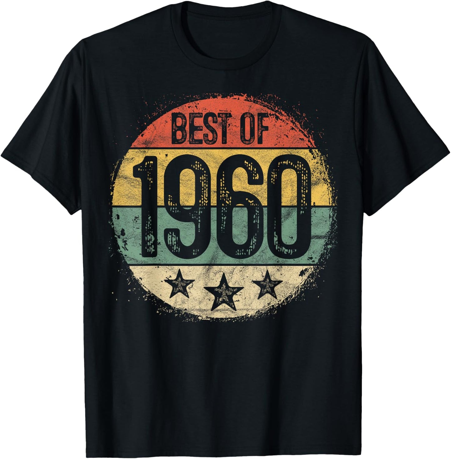 Best Of 1960 65th Birthday Gifts Women 65 Year Old T-Shirt - T-Shirt | Black