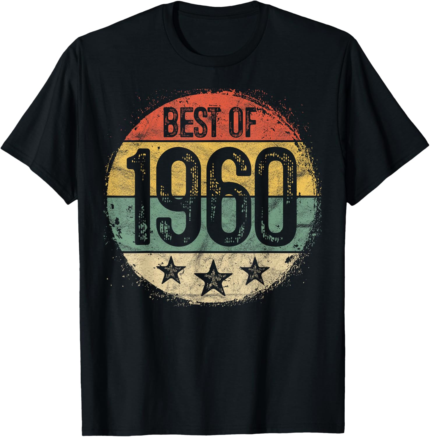 Best Of 1960 65th Birthday Gifts Women 65 Year Old T-Shirt - T-Shirt | Black