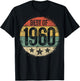 Best Of 1960 65th Birthday Gifts Women 65 Year Old T-Shirt - T-Shirt | Black