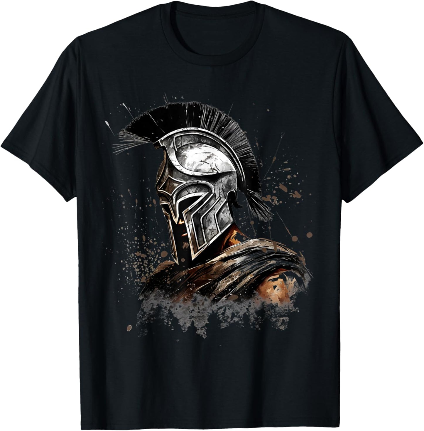 Spartan Warrior Roman Legion Sword Gladiator T-Shirt - T-Shirt | Black