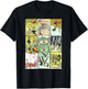 Dorothy and Toto The Wonderful Wizard of Oz Collage - Green, -Adults, Short Sleeve, , Small T-Shirt - T-Shirt | Black