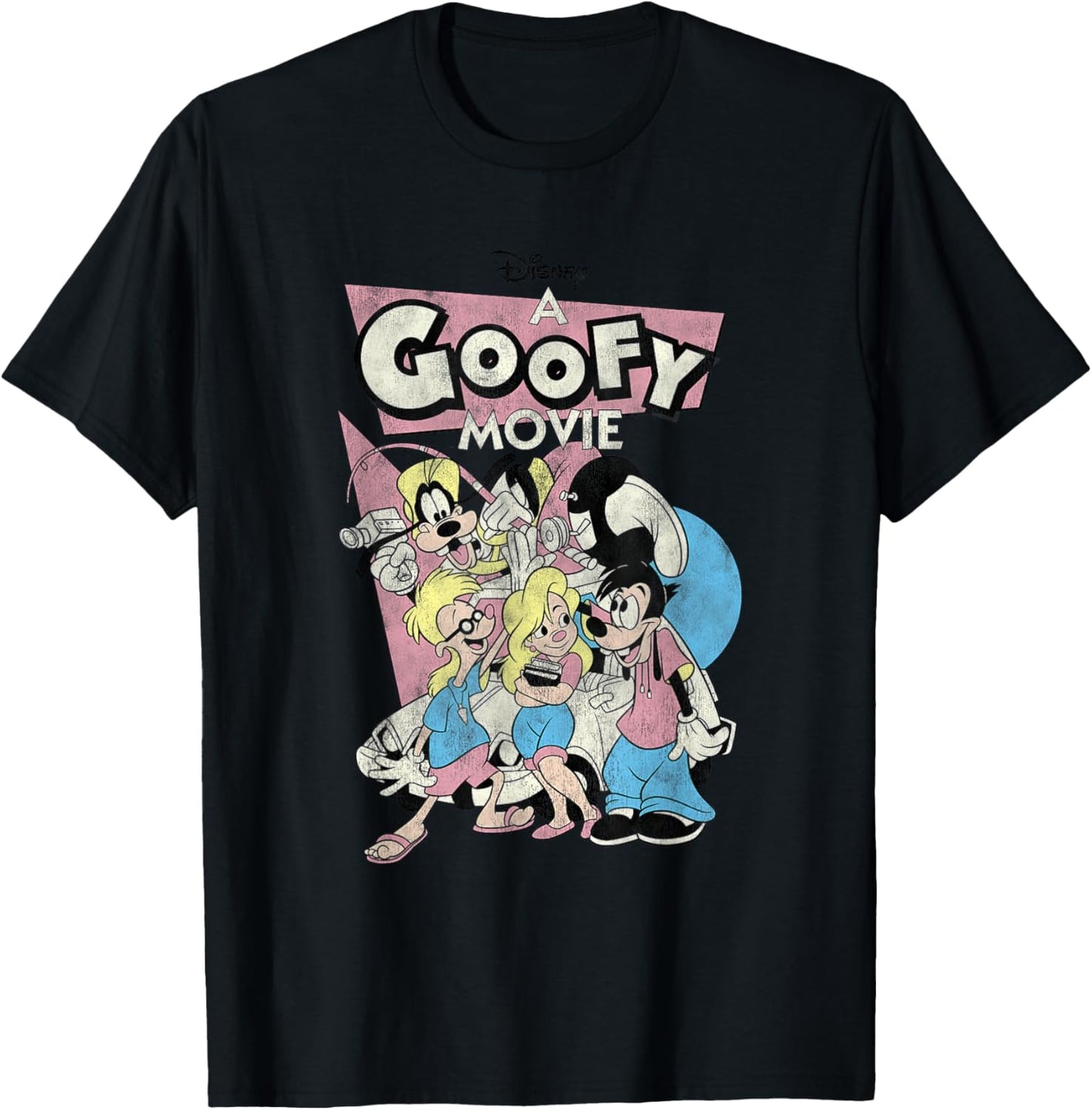 Disney A Goofy Movie , Black, S T-Shirt - T-Shirt | Black