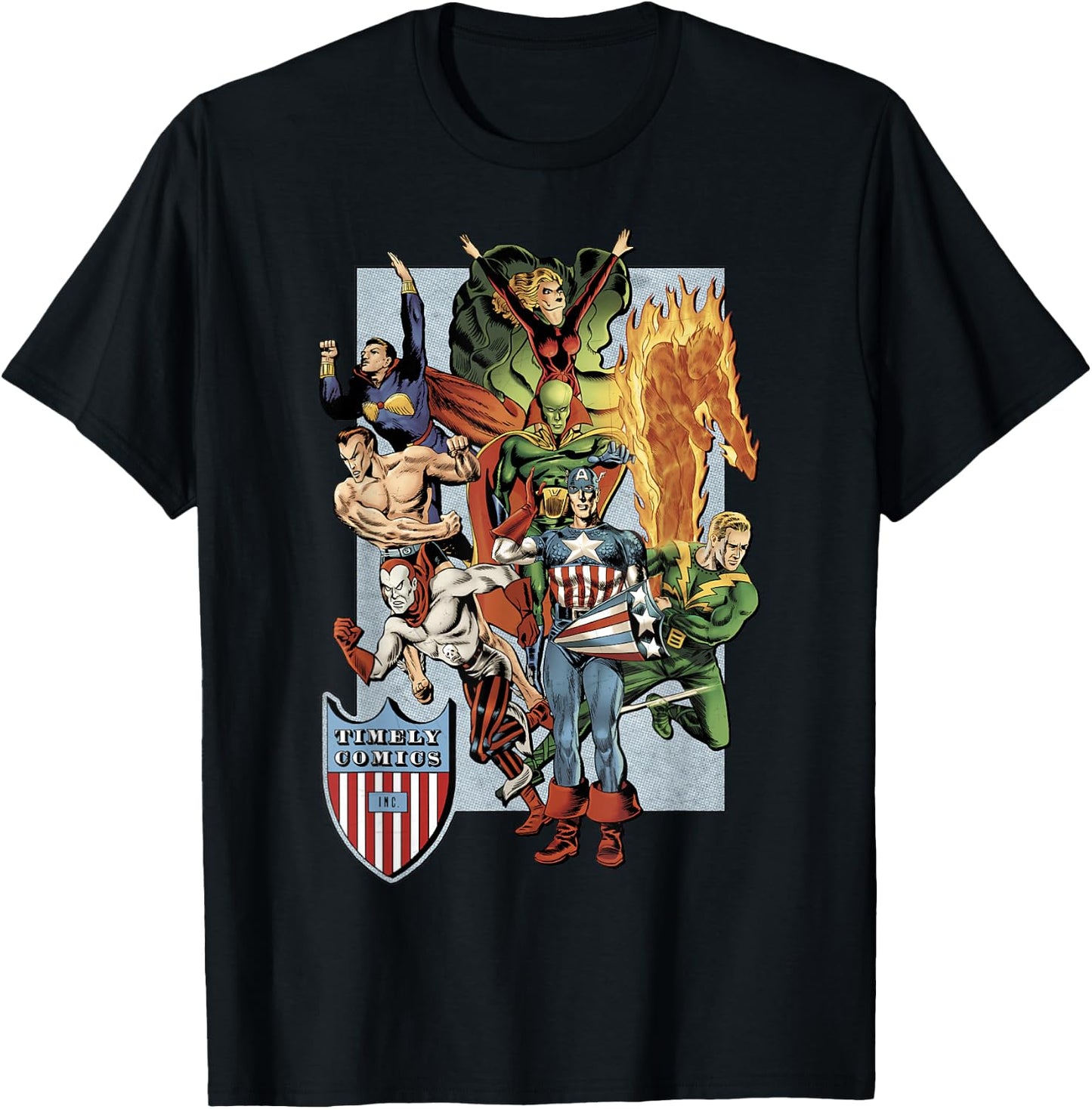 Marvel FOOM Timely Comics Inc. T-Shirt - T-Shirt | Black