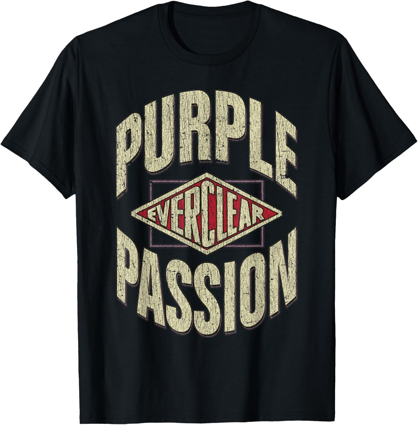 Vintage Funny Purple Passion Retro Alcohol Bar Drinking T-Shirt - T-Shirt | Black