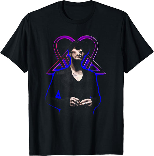 Ville Valo VV Heart Gram T-Shirt - T-Shirt | Black