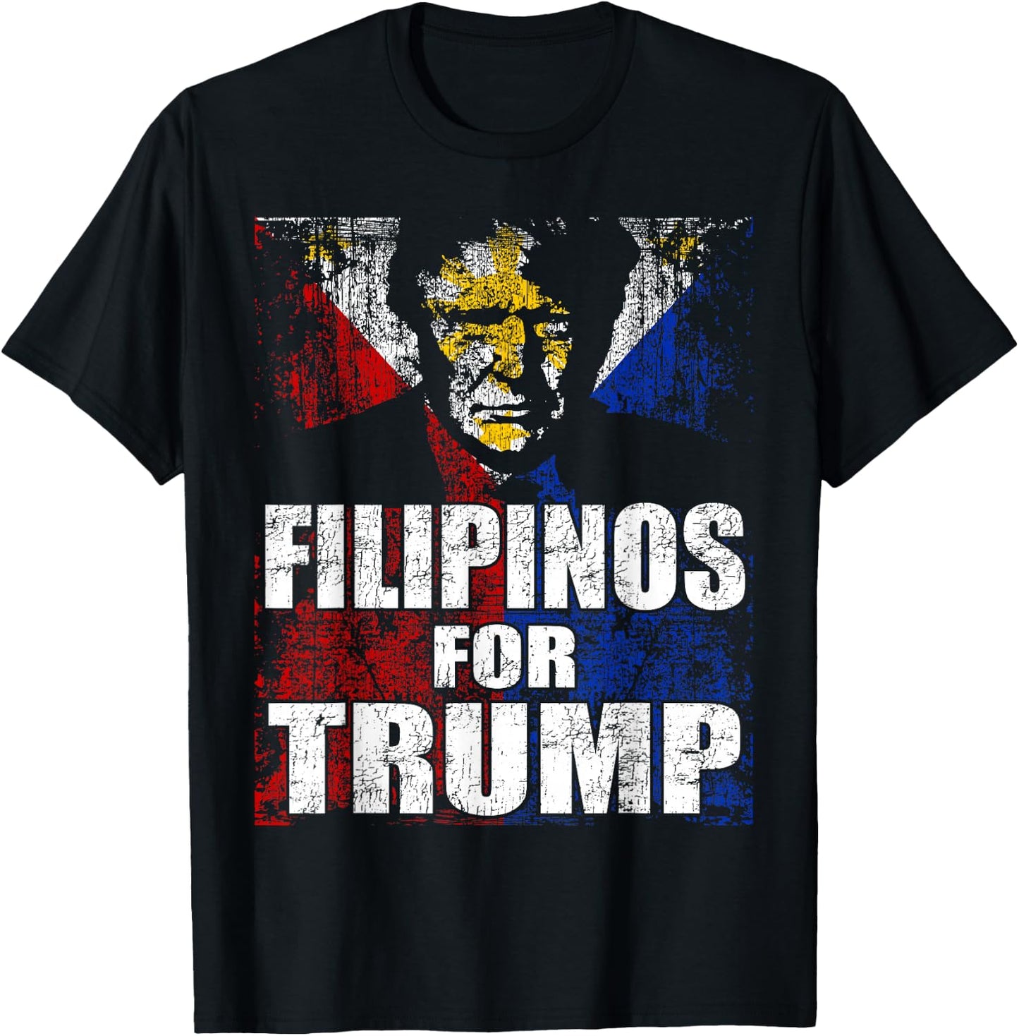 Filipinos For Trump T-Shirt - T-Shirt | Black