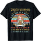 Virgo Woman The Soul Of A Witch Vintage Birthday T-Shirt - T-Shirt | Black