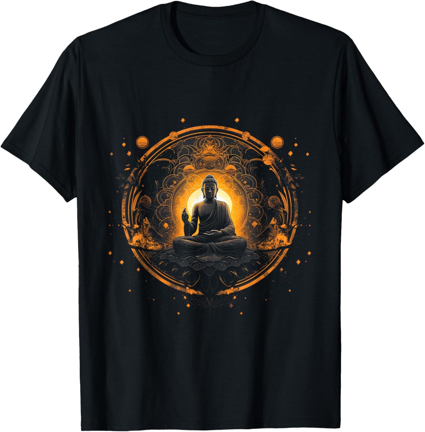 Buddhism Buddha Religion Meditation Spiritual T-Shirt - T-Shirt | Black