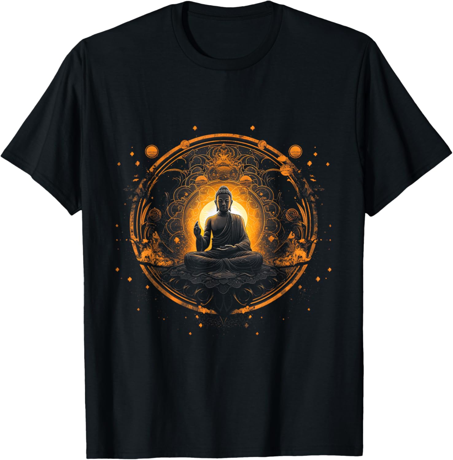 Buddhism Buddha Religion Meditation Spiritual T-Shirt - T-Shirt | Black