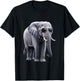 Cool Elephant with Sunglasses - Funny Design T-Shirt - T-Shirt | Black
