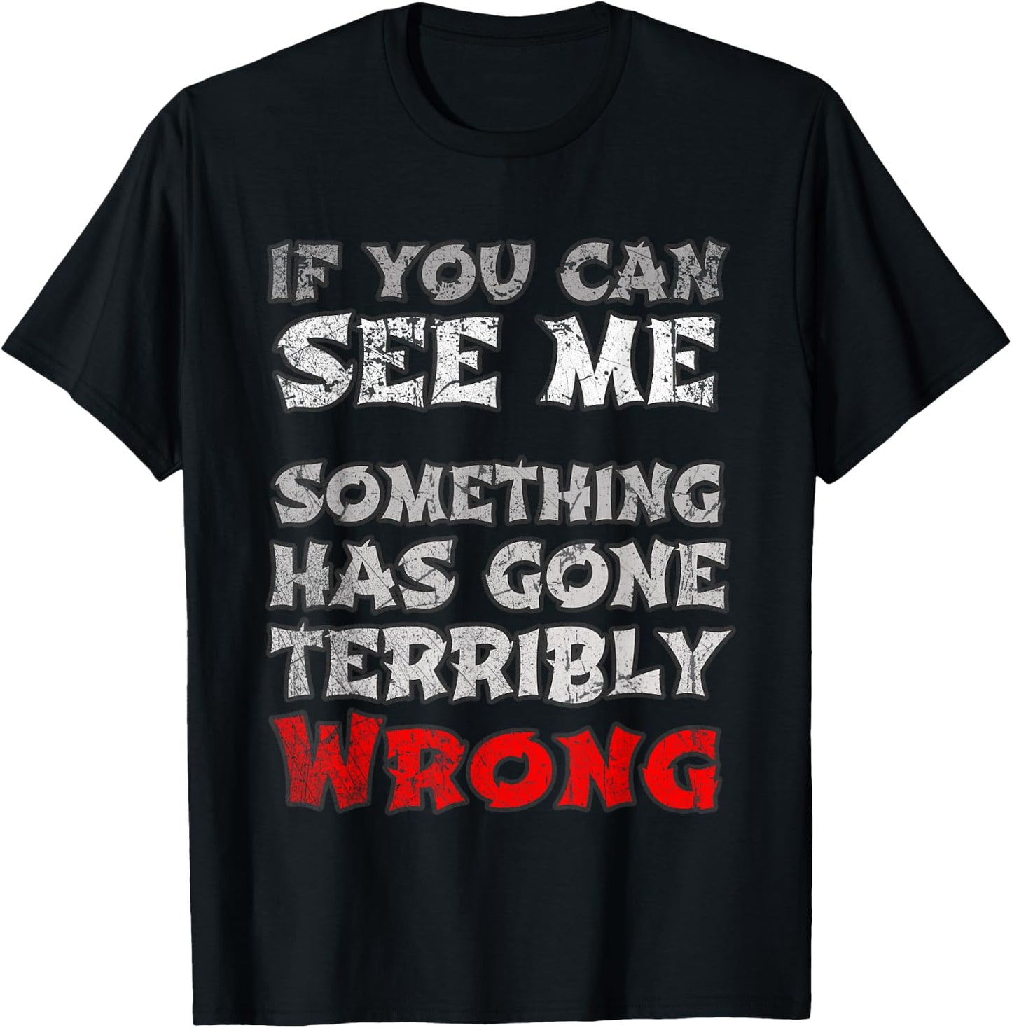 Funny You Can See Me Theater Ninja Backstage Props Crew T-Shirt - T-Shirt | Black