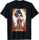La Mamá Tarot Card Funny Mexican Mom Spanish Skeleton Mama T-Shirt - T-Shirt | Black