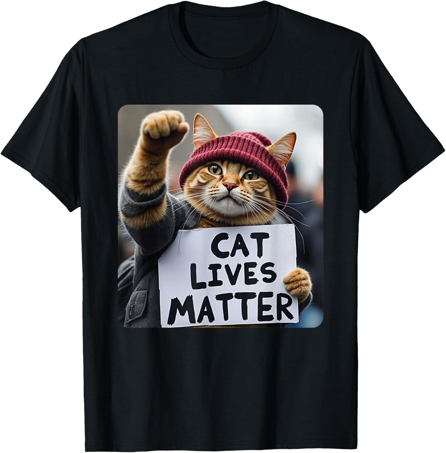 Donald Trump 2024 Cats, Cat Lives Matter Trump T-Shirt - T-Shirt | Black